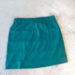 Hot Gal Vibrant Teal Juniors Mini Skirt